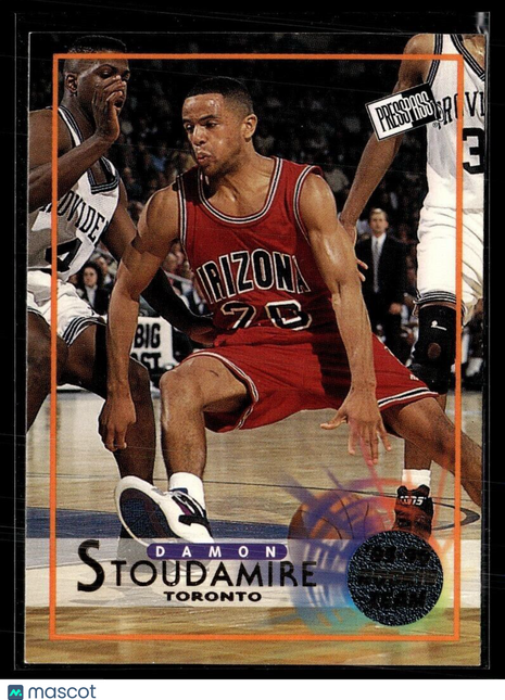 1995-96 PRESS PASS ROOKIE TEAM DAMON STOUDAMIRE RAPTORS
