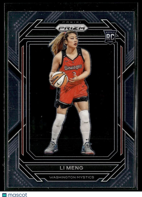 2023 PRIZM WNBA ROOKIE 132 Li Meng - Washington Mystics