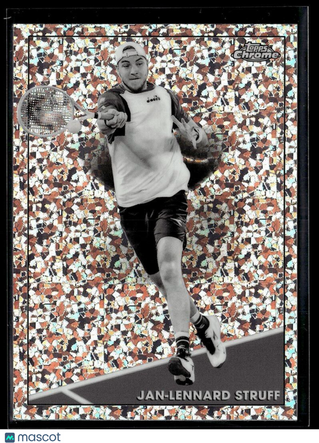2021 TOPPS CHROME TENNIS BLACK WHITE MINI DIAMONDS 39 Jan-Lennard Struff