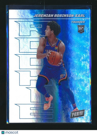 2021-22 PANINI PLAYER OF DAY ROOKIE FOIL JEREMIAH ROBINSON EARL THUNDER