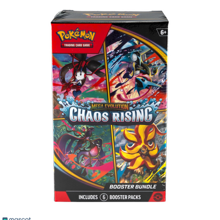 Pokemon Trading Card Game: Mega Evolution Chaos Rising Booster Bundle