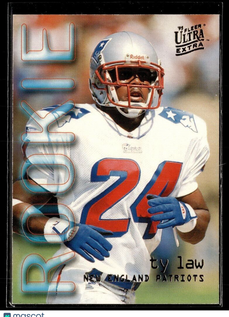 1995 FLEER ULTRA ROOKIE TY LAW PATRIOTS