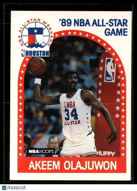 1989-90 FLEER ALL STAR AKEEM OLAJUWON ROCKETS