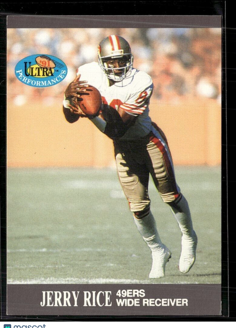 1991 ULTRA PERFORMANCES JERRY RICE 49ERS