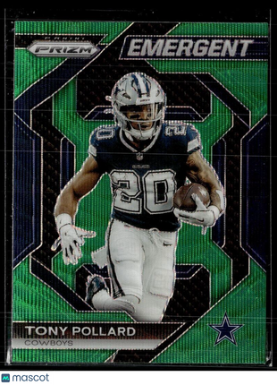 2023 PRIZM GREEN WAVE EMERGENT TONY POLLARD COWBOYS