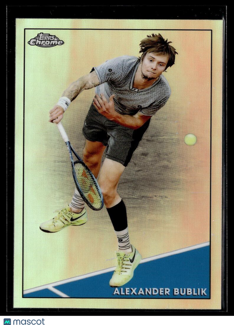 2021 TOPPS CHROME TENNIS REFRACTOR 10 Alexander Bublik