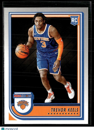 2022-23 NBA HOOPS ROOKIE 267 Trevor Keels - New York Knicks