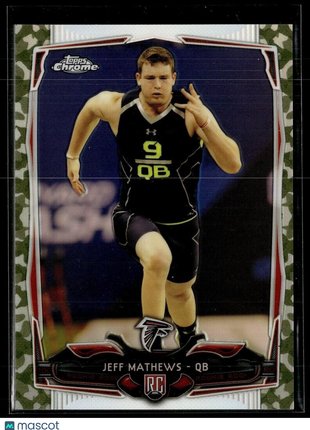 2014 TOPPS CHROME CAMO /499 JEFF MATTHEWS FALCONS
