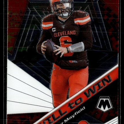 2020 MOSAIC WILL TO WIN BAKER MAYFIELD BROWNS