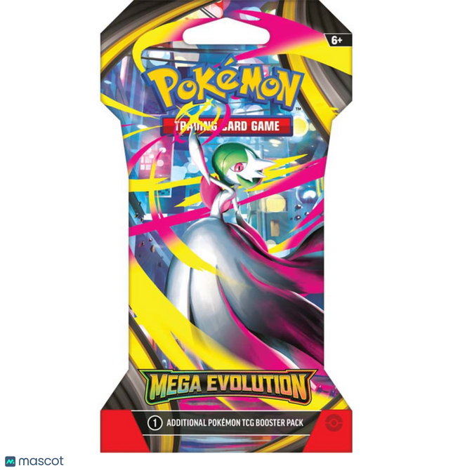 Pokemon Mega Evolution Sleeved Booster Pack