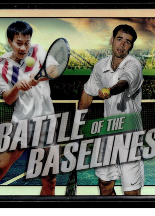 2021 TOPPS CHROME TENNIS BATTLE BASELINES BB-8 Pete Sampras/Michael Chang