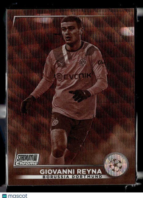 2023-24 STADIUM CLUB CHROME SEPIA WAVE /75 GIOVANNI REYNA BVB