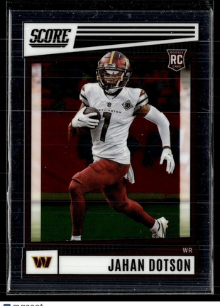2022 CHRONICLES SCORE PREMIUM ROOKIE JAHAN DOTSON COMMANDERS