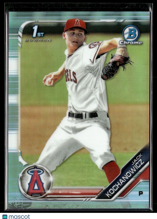 2019 BOWMAN CHROME SKY BLUE 1ST PROSPECT JACK KOCHANOWICZ ANGELS