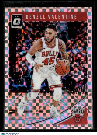 2018-19 OPTIC CHECKERBOARD SSP DENZEL VALENTINE BULLS