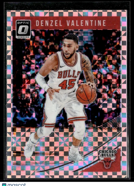 2018-19 OPTIC CHECKERBOARD SSP DENZEL VALENTINE BULLS