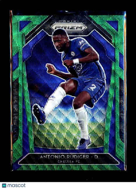 2020-21 PRIZM PL GREEN WAVE ANTONOI RUDIGER CHELSEA