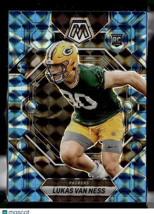 2023 MOSAIC BLUE REACTIVE ROOKIE 342 Lukas Van Ness - Green Bay Packers