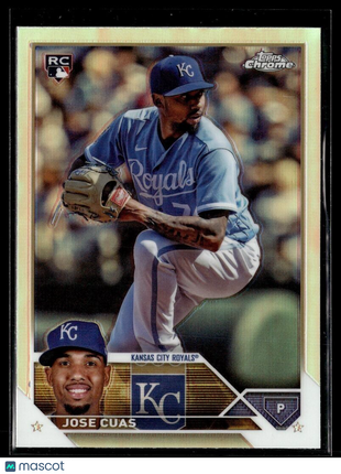 2023 TOPPS CHROME UPDATE REFRACTOR USC45 Jose Cuas - Kansas City Royals RC