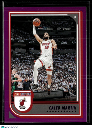 2022-23 NBA HOOPS PURPLE 104 Caleb Martin - Miami Heat