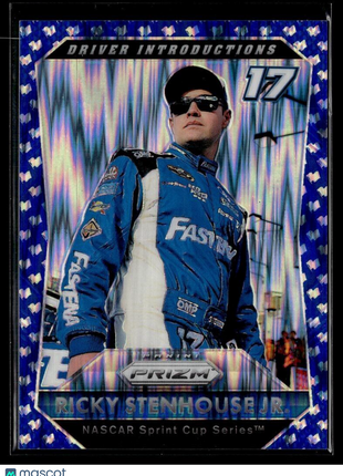 2016 PRIZM RACING BLUE SHOCK /99 RICKY STENHOUSE JR