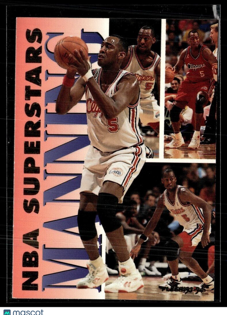 1993-94 FLEER NBA SUPERSTARS DANNY MANNING CLIPPERS