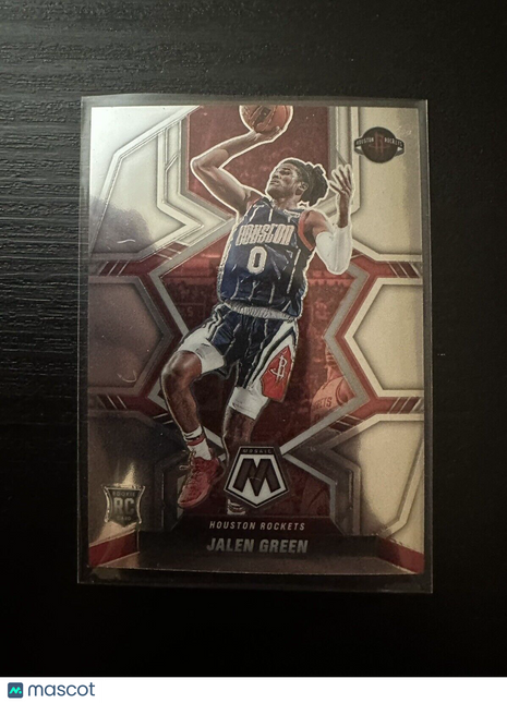 Jalen Green 2021-22 Mosaic Rookie Card RC Houston Rockets #206 R13