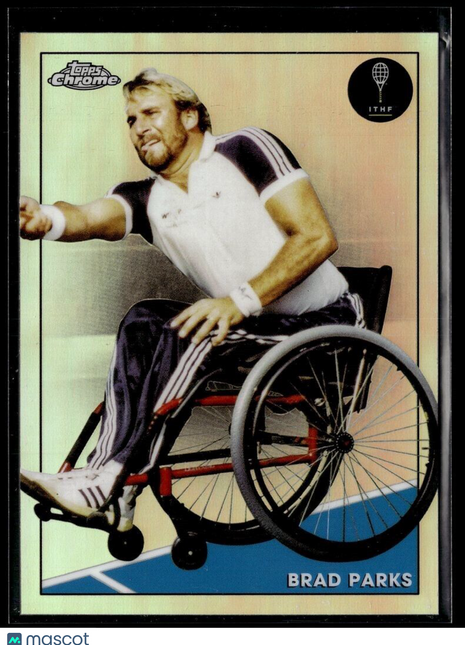 2021 TOPPS CHROME TENNIS REFRACTOR 86 Brad Parks