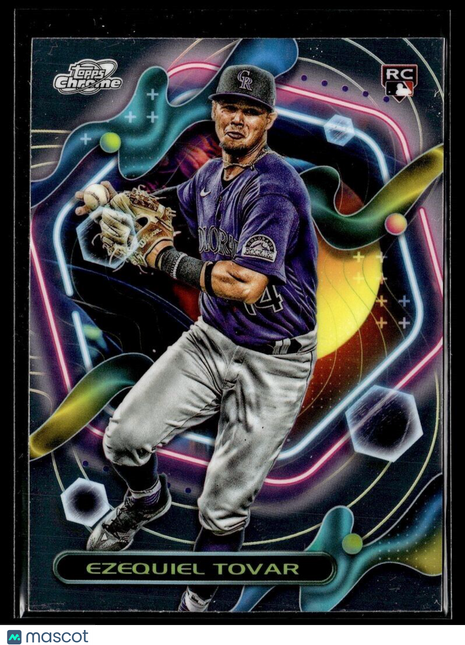 2023 TOPPS COSMIC CHROME 27 Ezequiel Tovar - Colorado Rockies RC