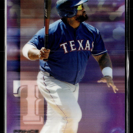 2016 FINEST PURPLE /250 PRINCE FIELDER RANGERS