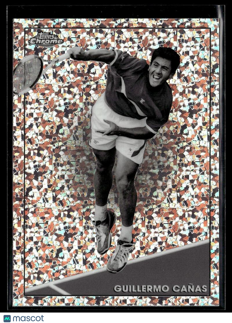 2021 TOPPS CHROME TENNIS BLACK WHITE MINI DIAMONDS 92 Guillermo Cañas