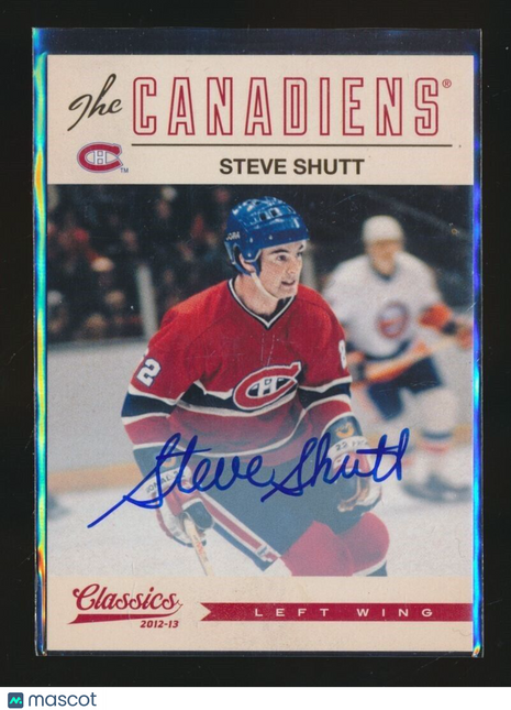 2012-13 CLASSICS AUTO STEVE SHUTT CANADIENS