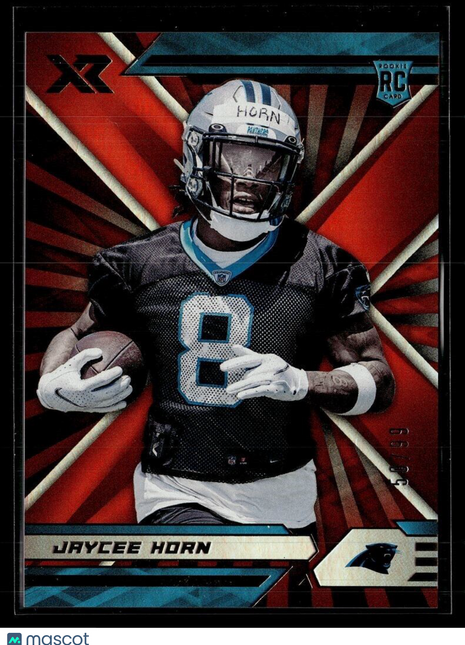 2021 XR ORANGE ROOKIE /99 JAYCEE HORN PANTHERS