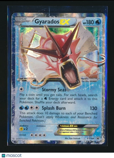 2016 POKEMON XY PROMO EX XY106 GYARADOS