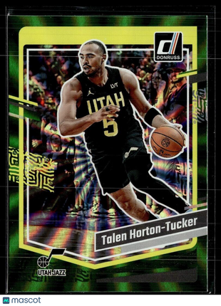 2023-24 DONRUSS GREEN SPIRAL 49 Talen Horton-Tucker Utah Jazz