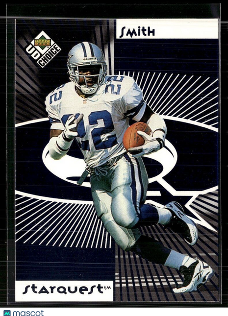 1998 UD CHOICE BLUE STARQUEST EMMITT SMITH COWBOYS