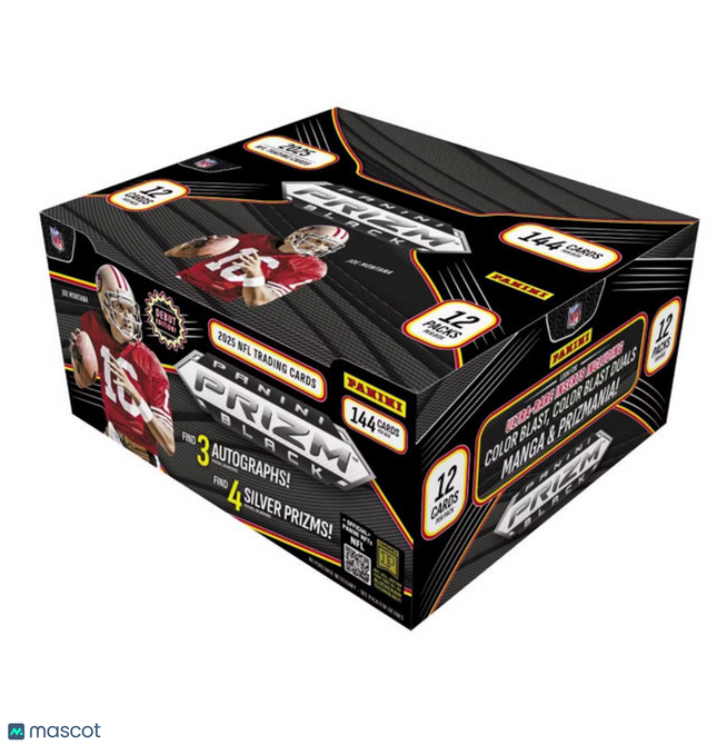 NFL 2025 Panini Prizm Black Football Hobby Box