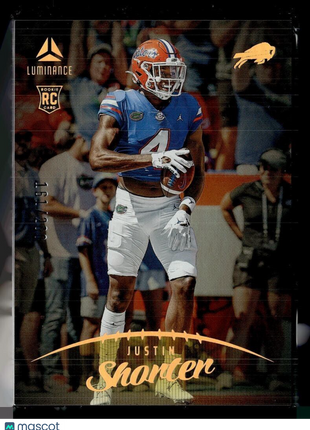 2023 LUMINANCE YELLOW /200 ROOKIE JUSTIN SHORTER BILLS