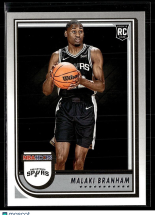 2022-23 NBA HOOPS ROOKIE 250 Malaki Branham - San Antonio Spurs