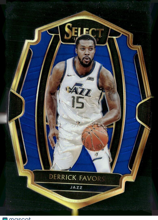 2018-19 SELECT BLUE DIE CUT /249 PREMIER LEVEL DERRICK FAVORS JAZZ