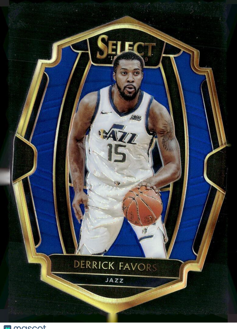 2018-19 SELECT BLUE DIE CUT /249 PREMIER LEVEL DERRICK FAVORS JAZZ