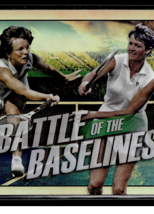 2021 TOPPS CHROME TENNIS BATTLE BASELINES BB-4 Jean King Margaret Smith Court