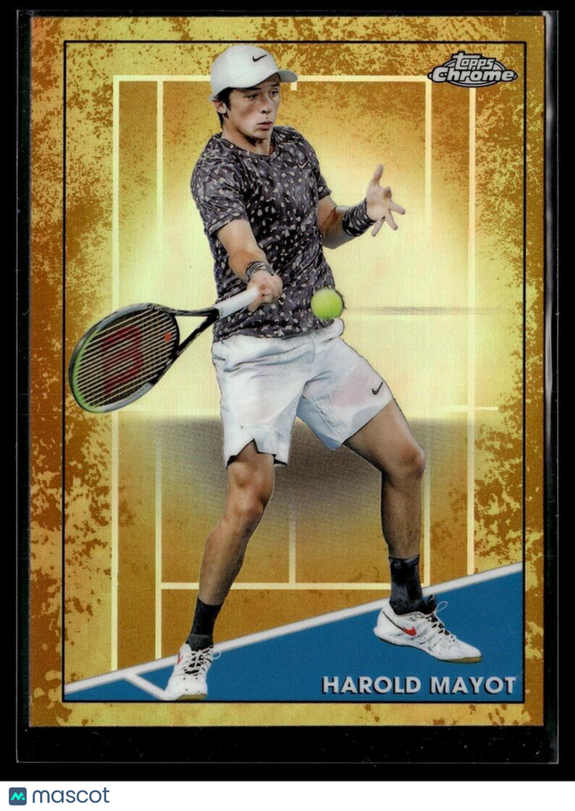 2021 TOPPS CHROME TENNIS CLAY COURT 75 Harold Mayot