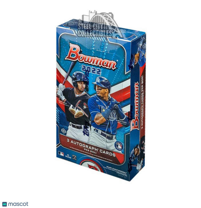 MLB 2022 Bowman Jumbo HTA Baseball Hobby Box