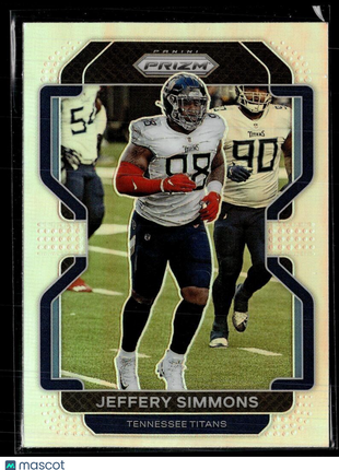 2021 PRIZM SILVER JEFFERY SIMMONS TITANS