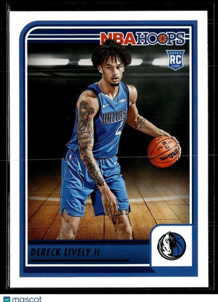 2023-24 NBA HOOPS ROOKIE 241 Dereck Lively II - Dallas Mavericks