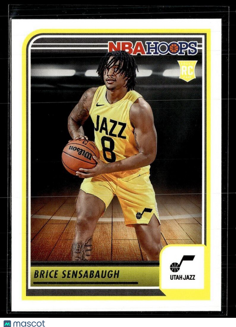 2023-24 NBA HOOPS ROOKIE 234 Brice Sensabaugh - Utah Jazz