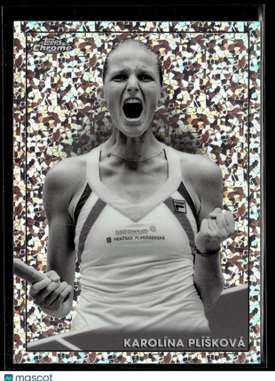 2021 TOPPS CHROME TENNIS BLACK WHITE MINI DIAMONDS 55 Karolína Plíšková