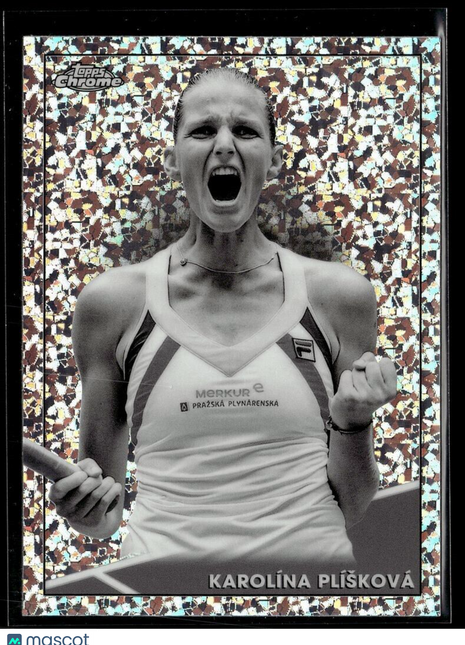 2021 TOPPS CHROME TENNIS BLACK WHITE MINI DIAMONDS 55 Karolína Plíšková