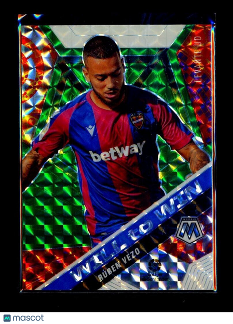 2020-21 MOSAIC LA LIGA GREEN WILL TO WIN RUBEN VEZO LEVANTE UD